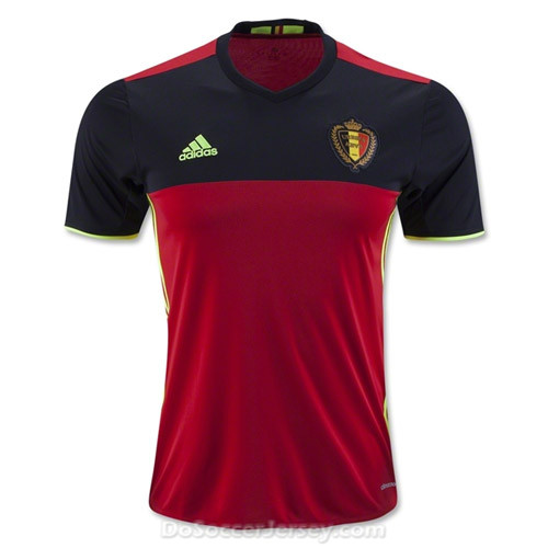 Belgium 2016/17 Home Shirt Soccer Jersey