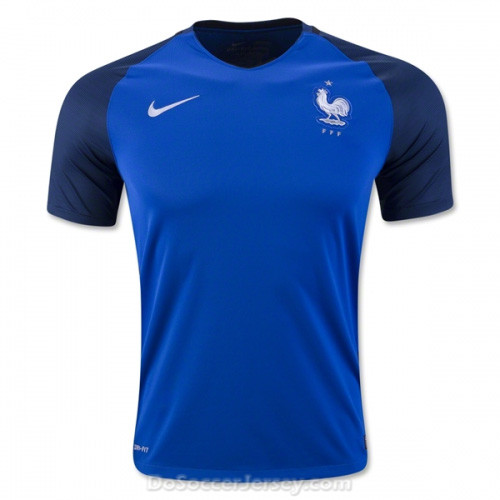 France 2016/17 Home Shirt Soccer Jersey - Click Image to Close